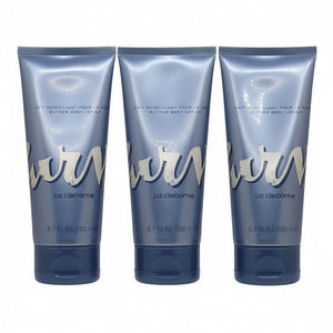 3 Pack Curve by Liz Claiborne Glitter Body Lotion 6.7oz/200ml *NWOB* (Tester)